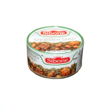 کنسرو خورشت قورمه سبزی سیبون 180 گرمی
