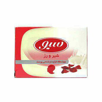 صابون شیر و رز سیو 125 گرمی