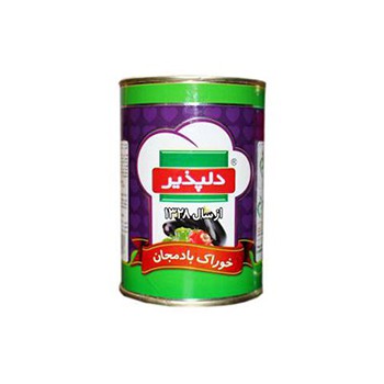 کنسرو خوراک بادمجان دلپذیر 410 گرمی
