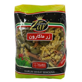 پاستا مخلوط سبزیجات زر ماکارون 500 گرمی