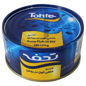 کنسرو ماهی تن تحفه 180 گرمی