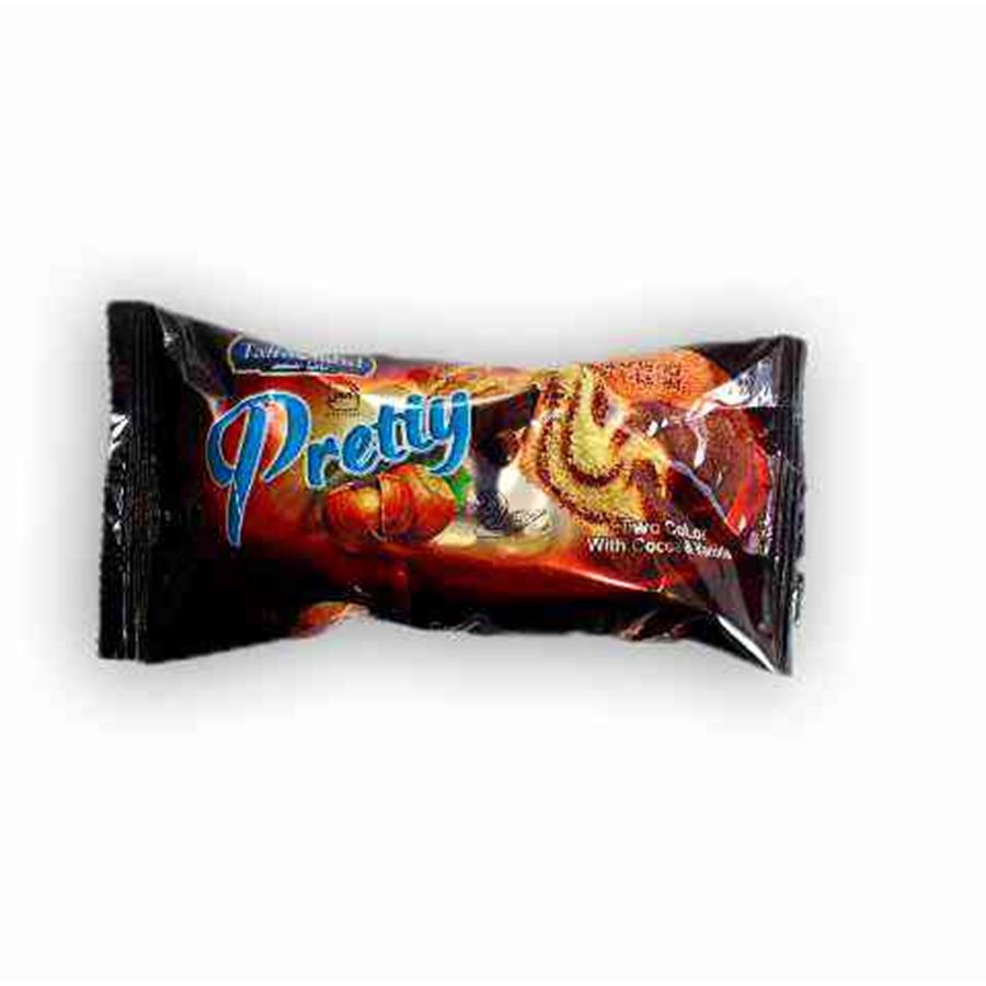 کیک کاکائویی وانیلی دو قلوی پرتی 50 گرمی 