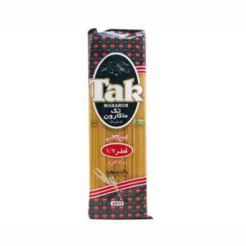 اسپاگتی قطر 1.7 با آرد سمولینا تک ماکارون 700 گرمی