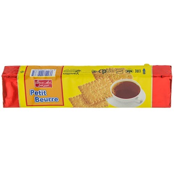 بیسکویت پتی بور شیرین عسل با طعم وانیل 105 گرمی