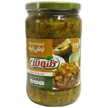 ترشی لیته گلنوش 670 گرمی