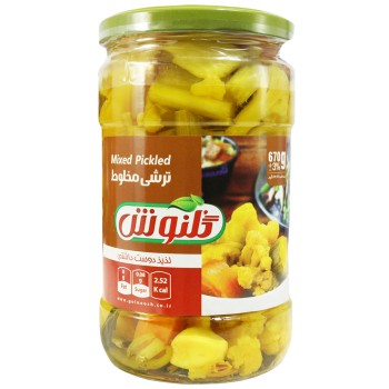 ترشی مخلوط گلنوش 670 گرمی