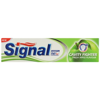 خمیر دندان سیگنال مدل Cavity Fighter Apple مقدار 100 میلی لیتری