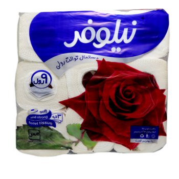 دستمال رولی نیلوفر 9 عددی