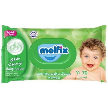 دستمال مرطوب مولفیکس 70 عددی