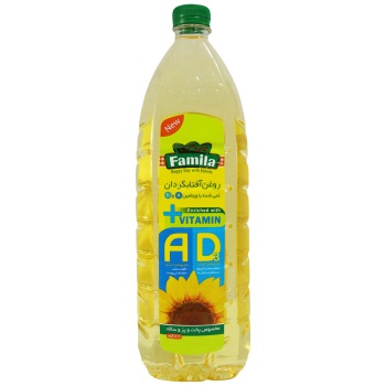 روغن مایع آفتابگردان فامیلا 900 میلی لیتری