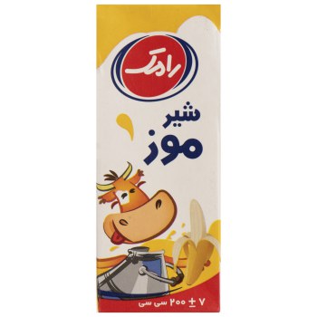 شیر موز رامک 200 میلی لیتری