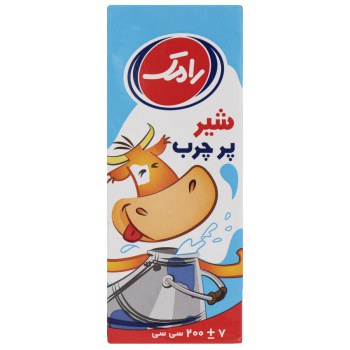 شیر پرچرب رامک 200 میلی لیتری