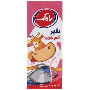 شیر کم چرب رامک 200 میلی لیتری