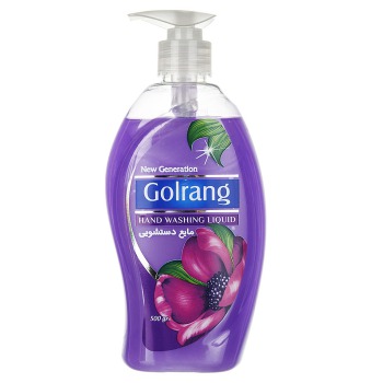 مایع دستشویی بنفش گلرنگ 500 گرمی