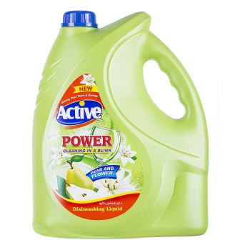 مایع ظرفشویی با رایحه گلابی اکتیو 3750 گرمی