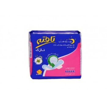 نوار بهداشتی کتانی بزرگ تافته ویژه شب 10 عددی