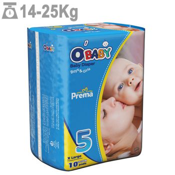 پوشک او بیبی سایز 5 بسته 10 عددی