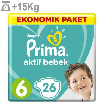 پوشک پریما سایز 6 بسته 26 عددی