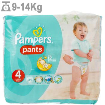 پوشک پمپرز مدل Pants سایز 4 بسته 24 عددی