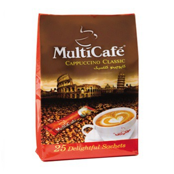 کاپوچینو مولتی کافه 25 عدد 18 گرمی