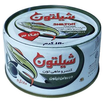کنسرو ماهی تن در روغن زیتون شیلتون 180 گرمی